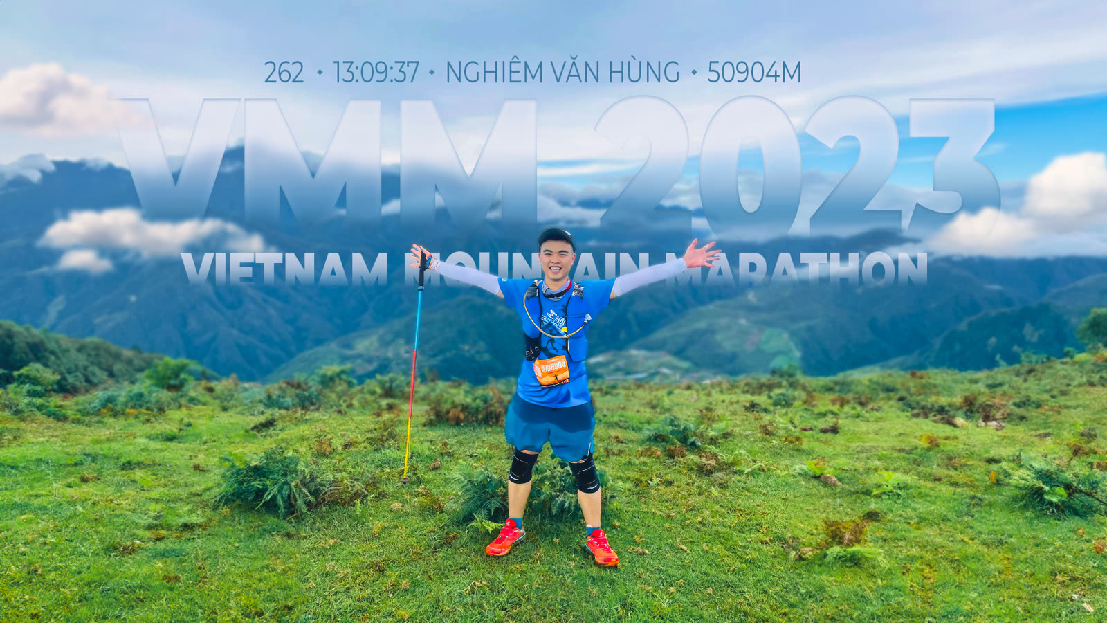 Kết quả chính thức VMM 2023 của Nghiêm Văn Hùng — bib 262, 50904m, về đích 13 giờ 9 phút 37 giây