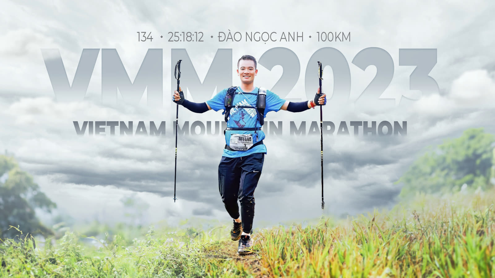 Kết quả chính thức VMM 2023 của Đào Ngọc Anh — bib 134, 100km, về đích sau 25 giờ 18 phút 12 giây