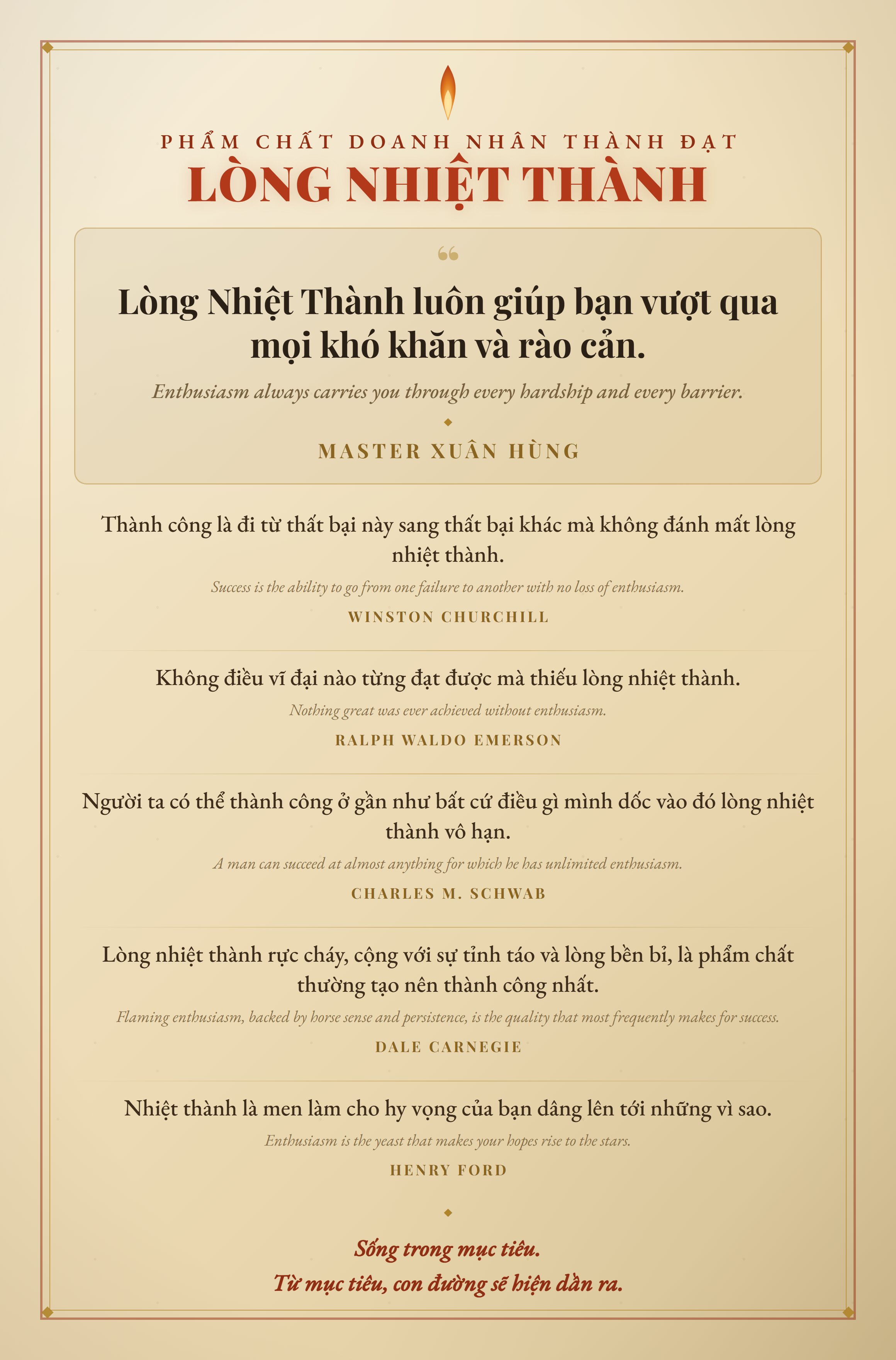 Tâm thư Lòng Nhiệt Thành